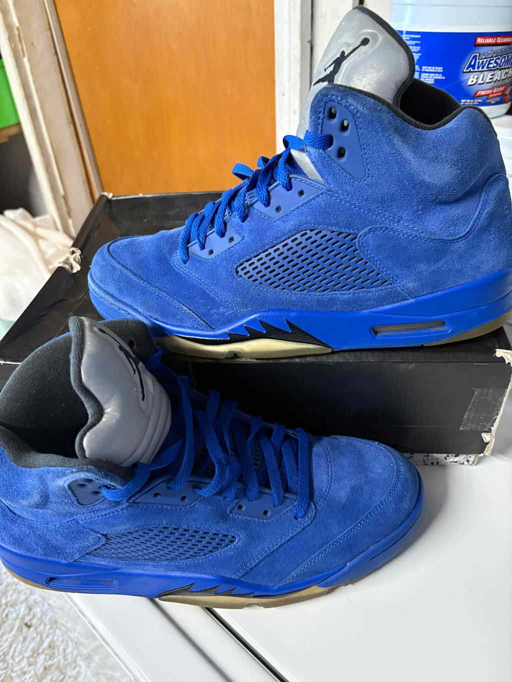 Air Jordan 5 Retro 'Blue Suede'⁠ 13 mens